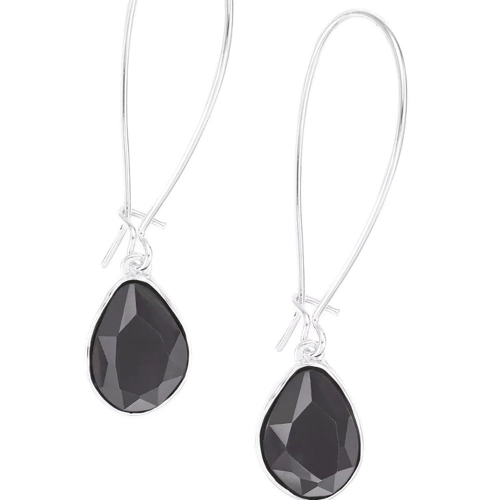 STYLE & CO Stone Linear Drop Earrings,